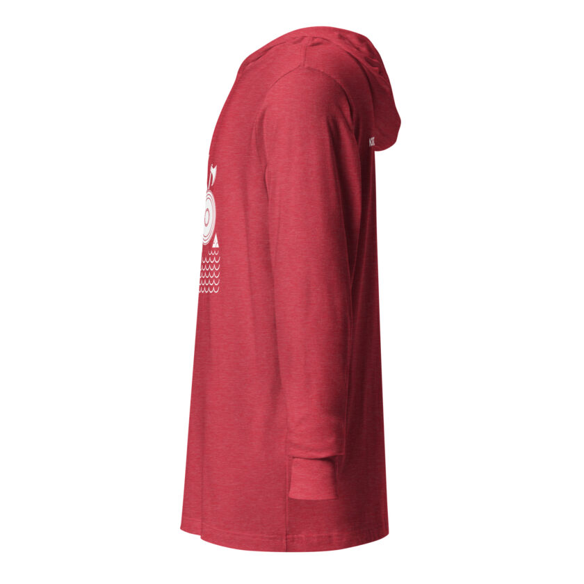 Epic Viking Shield Maiden Hooded Long Sleeve T-Shirt - Image 15