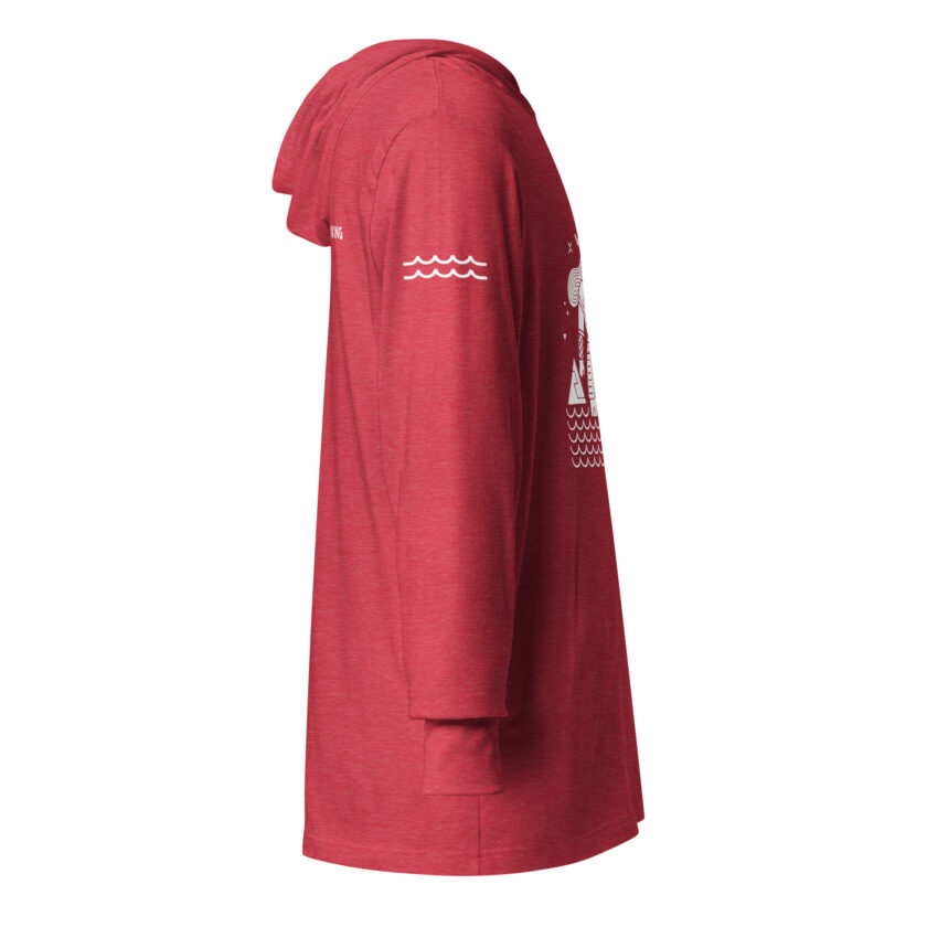Epic Viking Shield Maiden Hooded Long Sleeve T-Shirt - Image 16