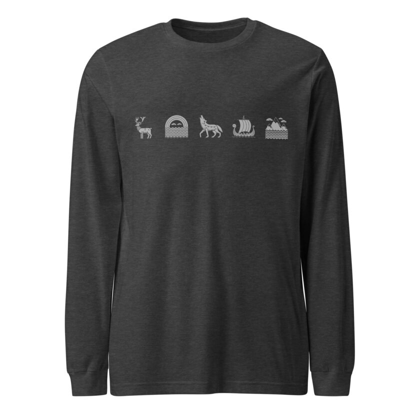 Nordic Tresures - Unisex Long Sleeve Tee - Image 9