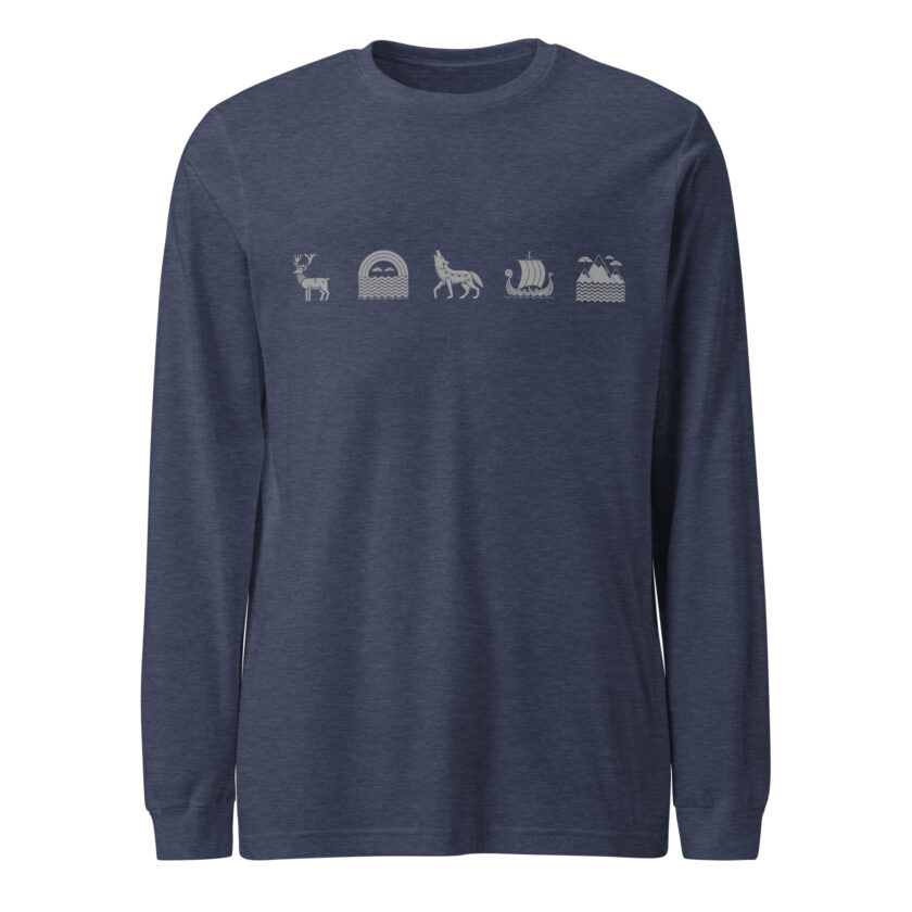 Nordic Tresures - Unisex Long Sleeve Tee - Image 13