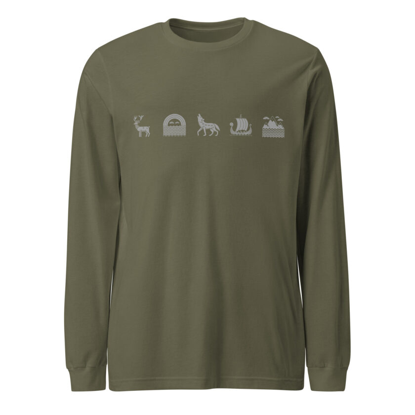 Nordic Tresures - Unisex Long Sleeve Tee - Image 21