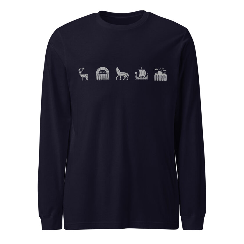 Nordic Tresures - Unisex Long Sleeve Tee - Image 5