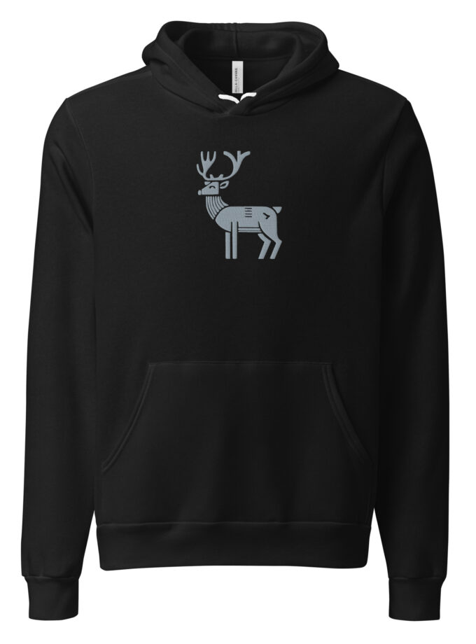 The Nordic Deer Embroidered Hoodie