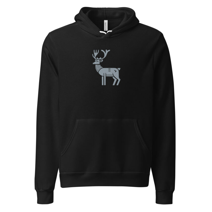The Nordic Deer Embroidered Hoodie