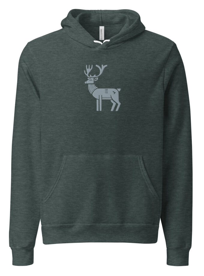 The Nordic Deer Embroidered Hoodie