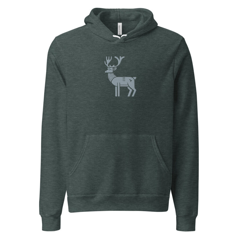 The Nordic Deer Embroidered Hoodie - Image 9
