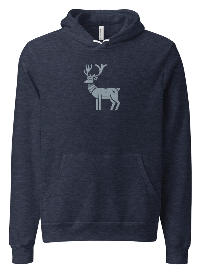 The Nordic Deer Embroidered Hoodie