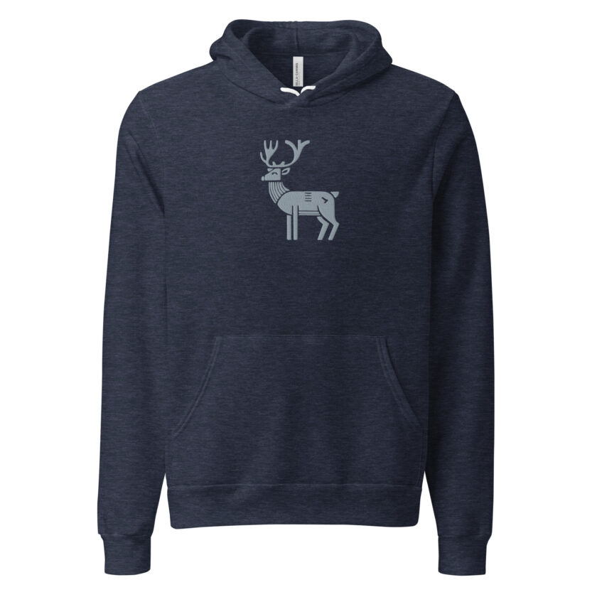 The Nordic Deer Embroidered Hoodie - Image 5