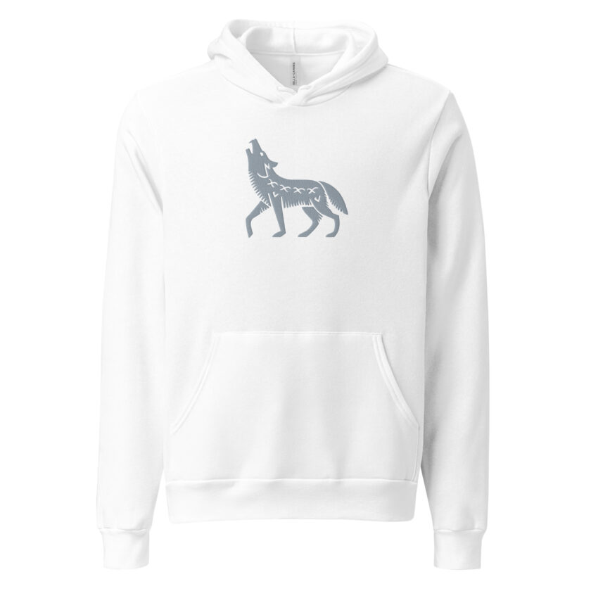 Nordic Wolf Embroidered Hoodie - Image 13