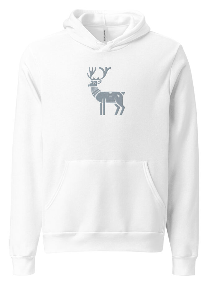 The Nordic Deer Embroidered Hoodie