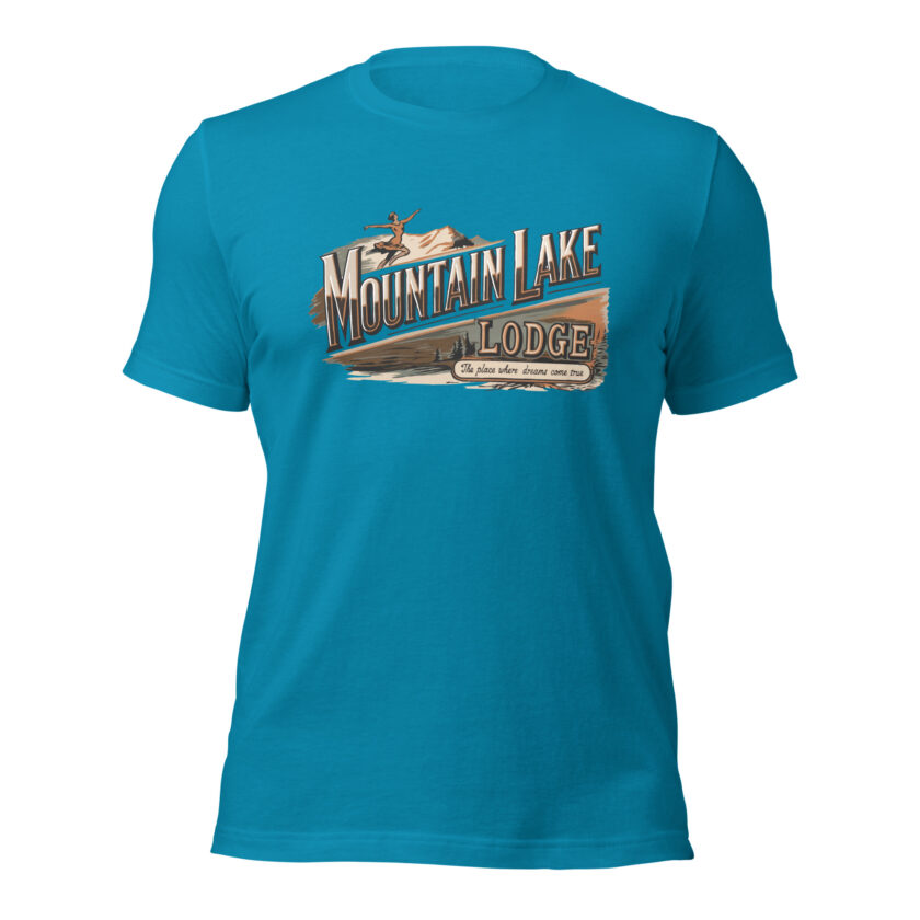 The Mountain Lake Lodge T-Shirt - Image 49