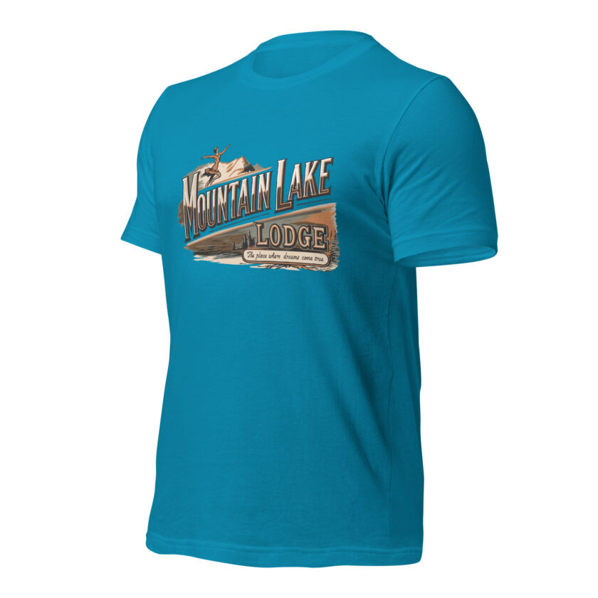 The Mountain Lake Lodge T-Shirt - Image 45
