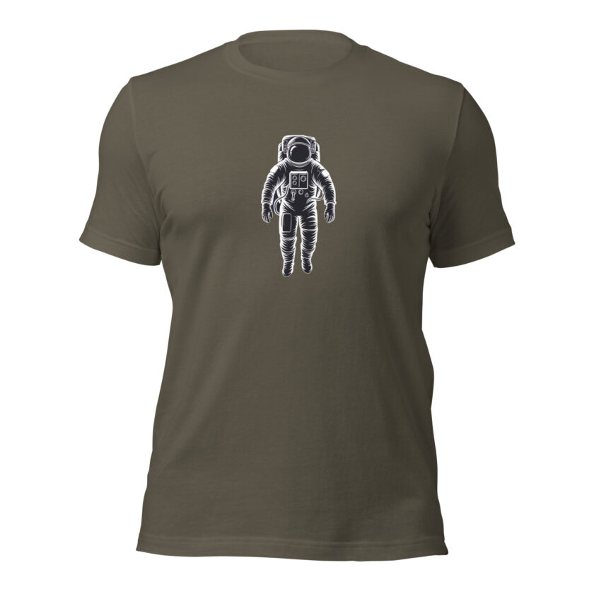 Cosmic Drift – Astronaut – Light T-Shirt - Image 2