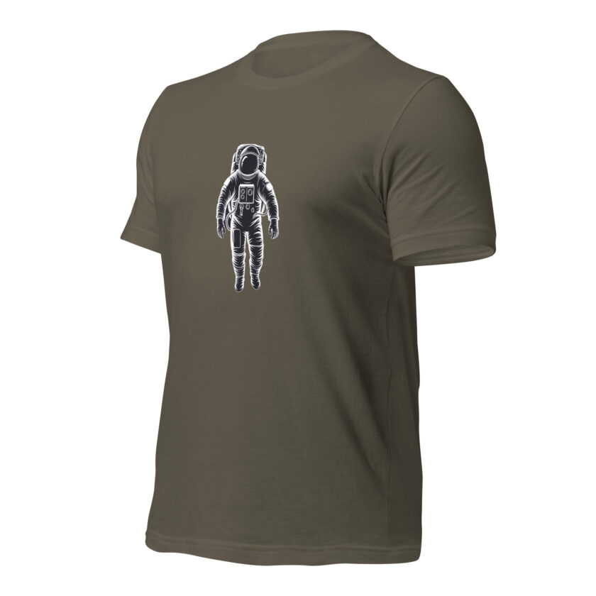 Cosmic Drift – Astronaut – Light T-Shirt - Image 3