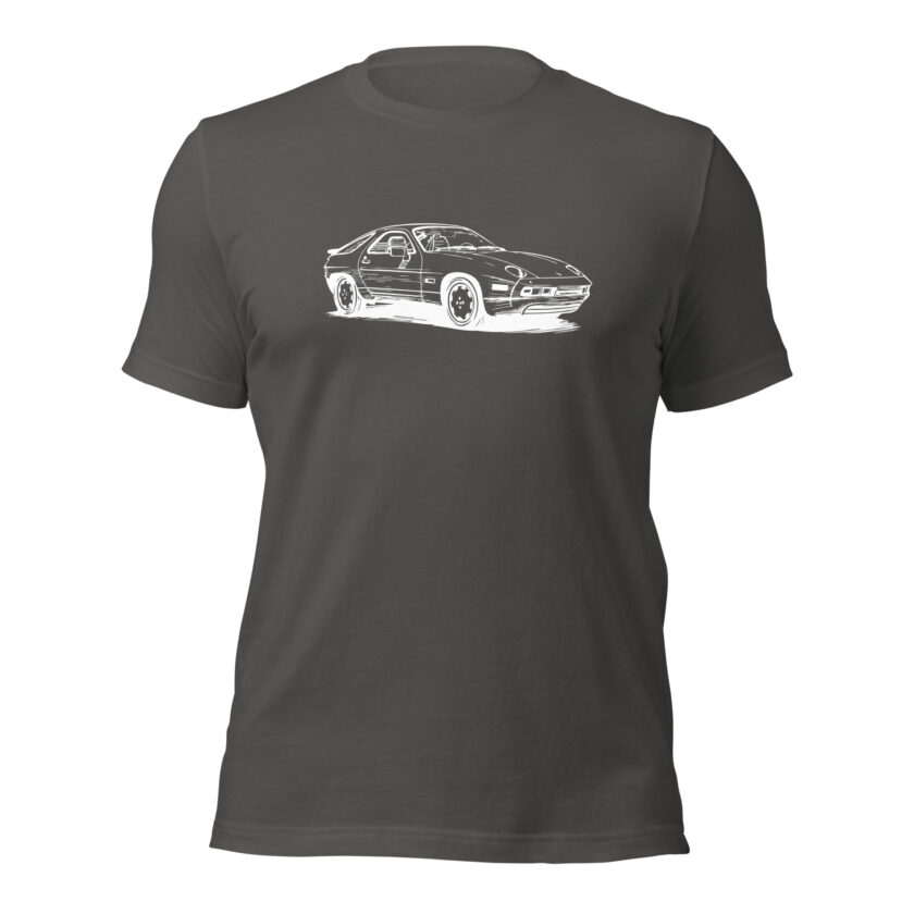 Vintage Velocity Collection – 1989 Porsche 928 – T-Shirt - Image 28