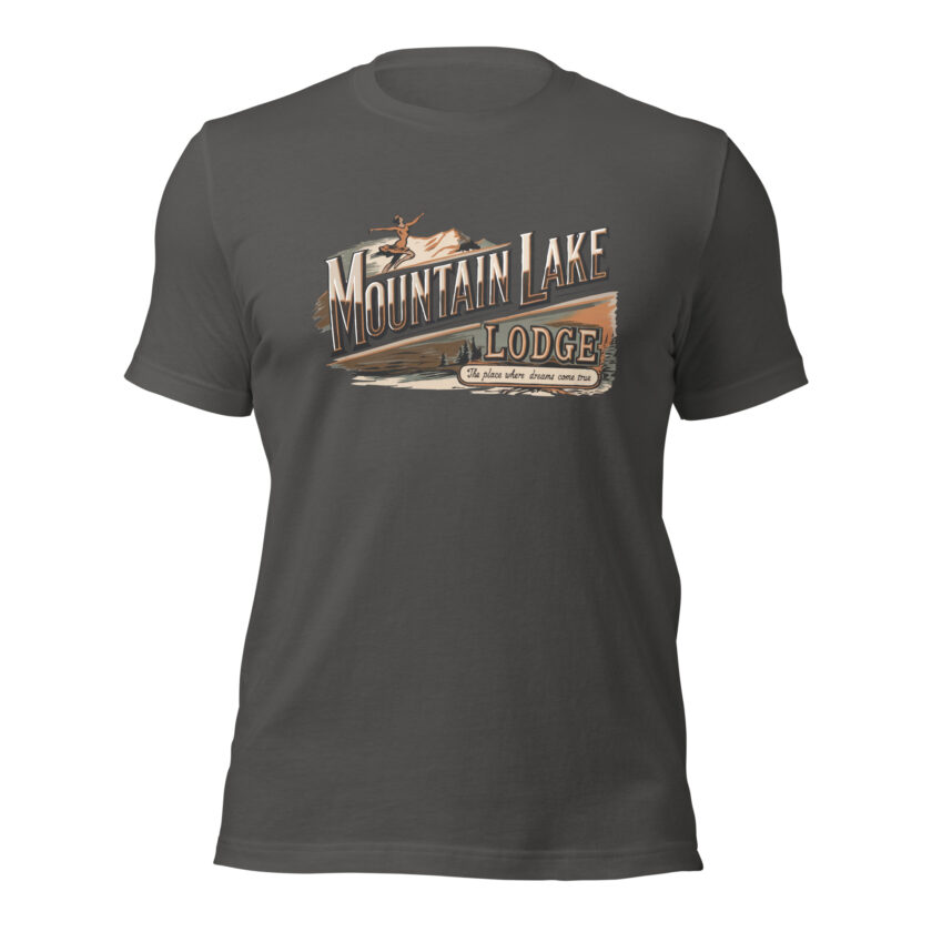 The Mountain Lake Lodge T-Shirt - Image 77