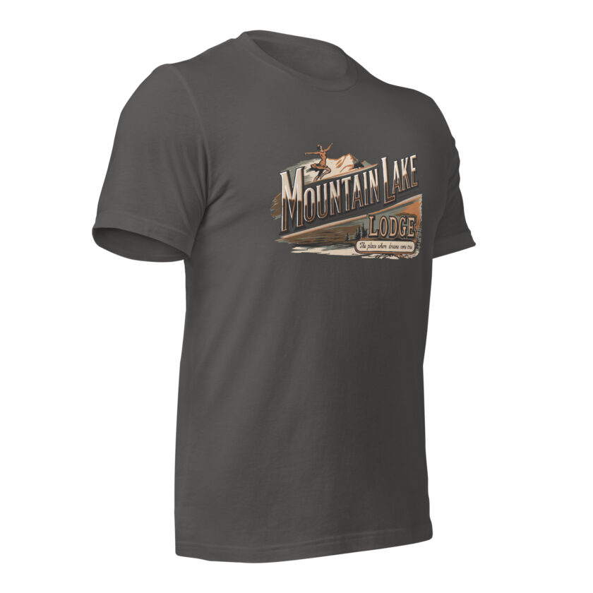 The Mountain Lake Lodge T-Shirt - Image 79