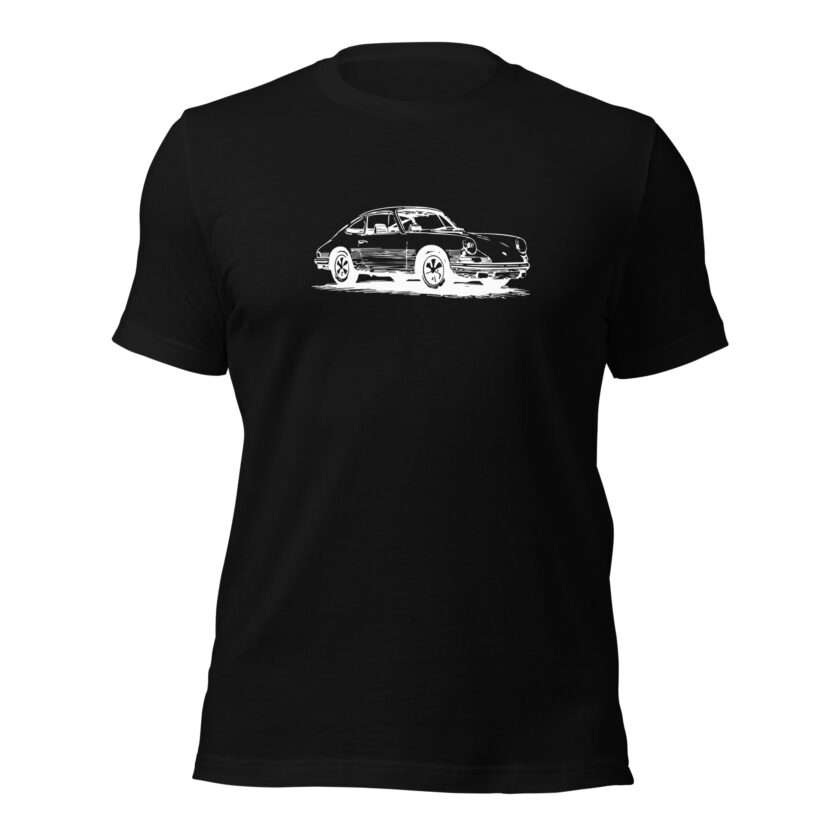 Vintage Velocity Collection - 1966 Porsche 911 - T-Shirt - Image 4