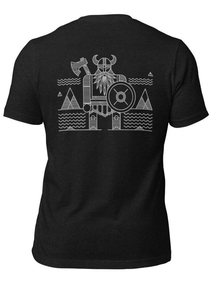 "The Spirit of the North" - Nordic Viking Line Design - T-Shirt