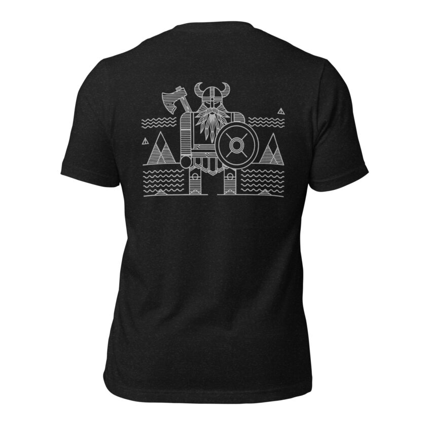 "The Spirit of the North" - Nordic Viking Line Design - T-Shirt - Image 6
