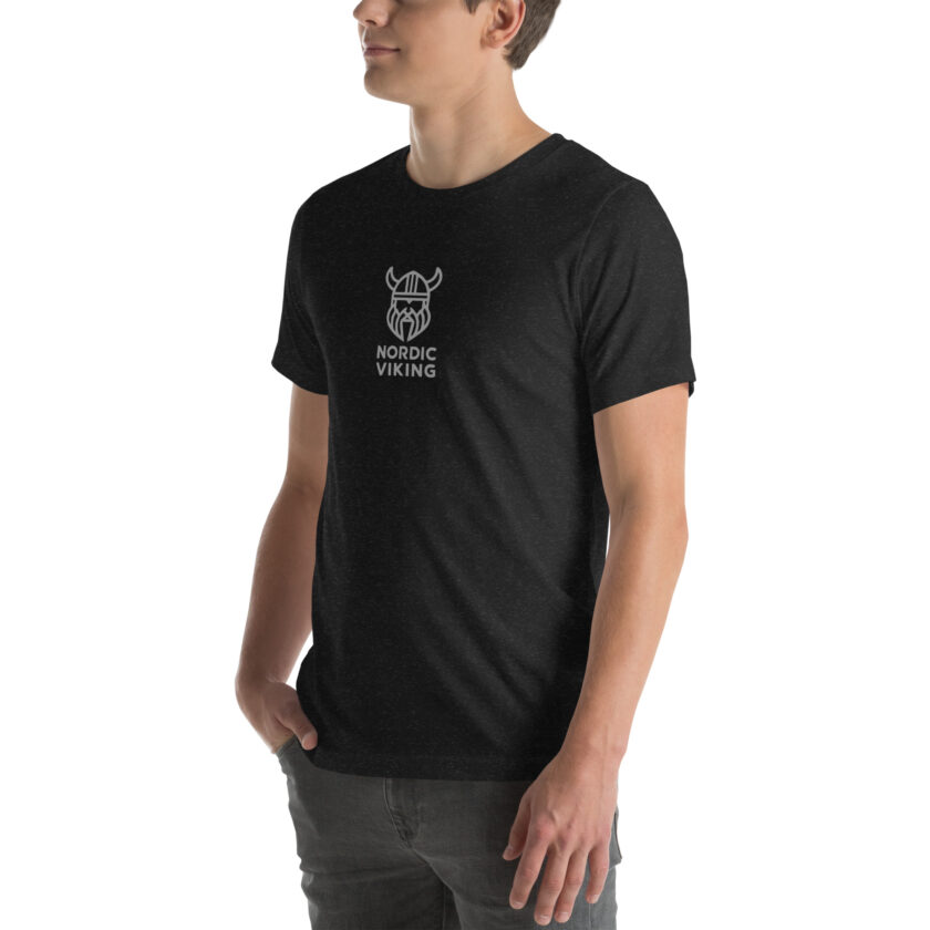 "The Spirit of the North II" - Nordic Viking Line Design - T-Shirt - Image 3