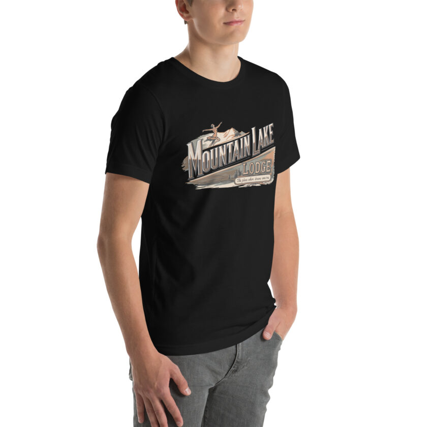 The Mountain Lake Lodge T-Shirt - Image 8
