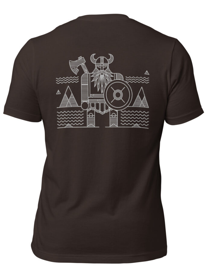 "The Spirit of the North" - Nordic Viking Line Design - T-Shirt