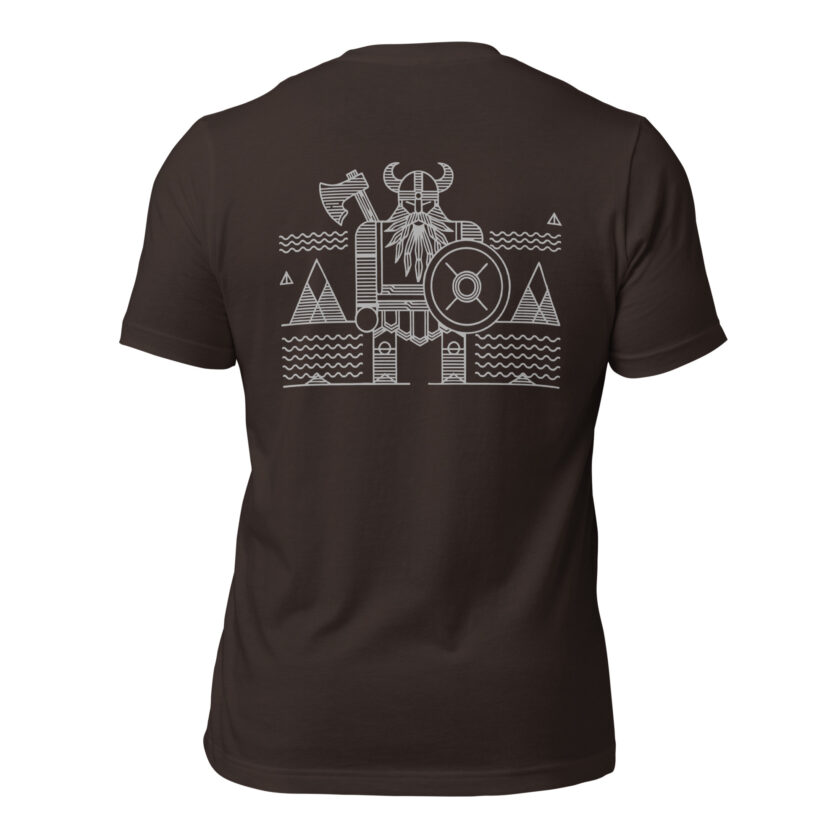 "The Spirit of the North" - Nordic Viking Line Design - T-Shirt - Image 25