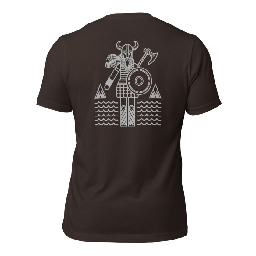 "The Spirit of the North II" - Nordic Viking Line Design - T-Shirt - Image 49