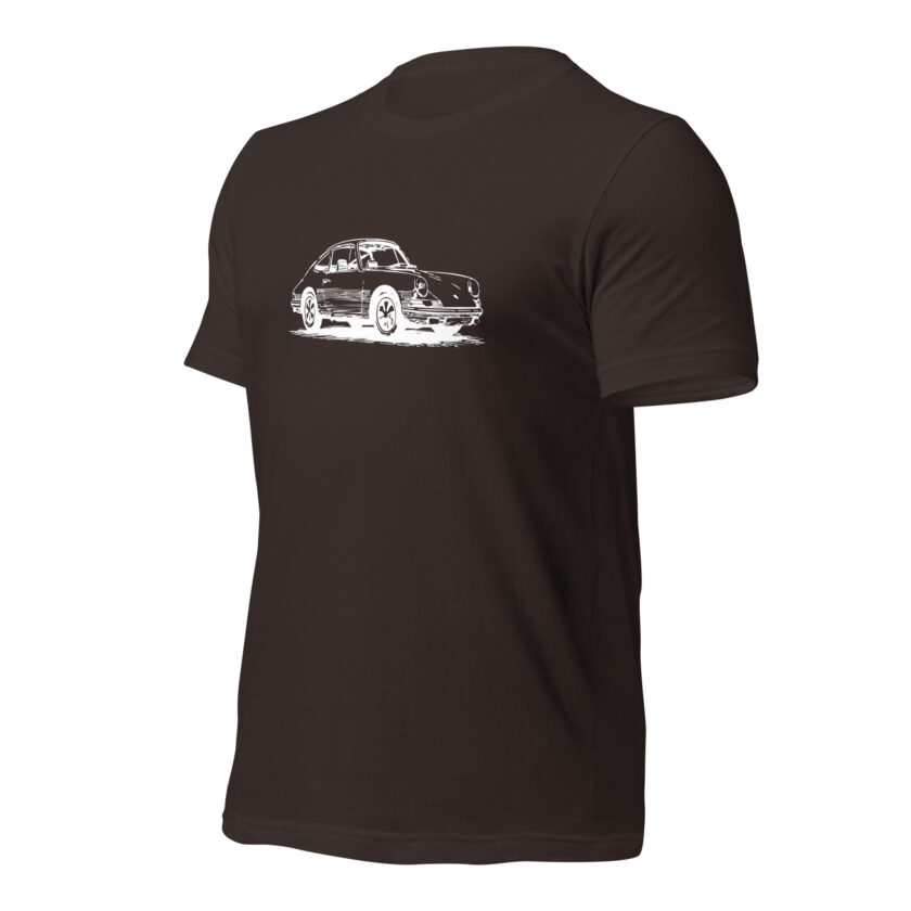 Vintage Velocity Collection - 1966 Porsche 911 - T-Shirt - Image 17