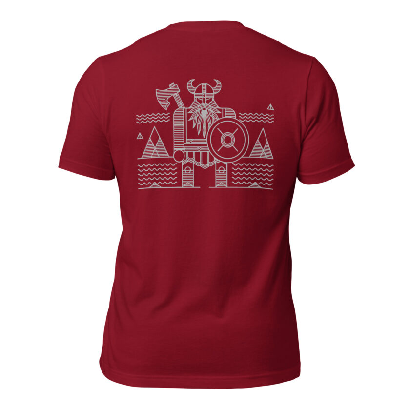 "The Spirit of the North" - Nordic Viking Line Design - T-Shirt - Image 21