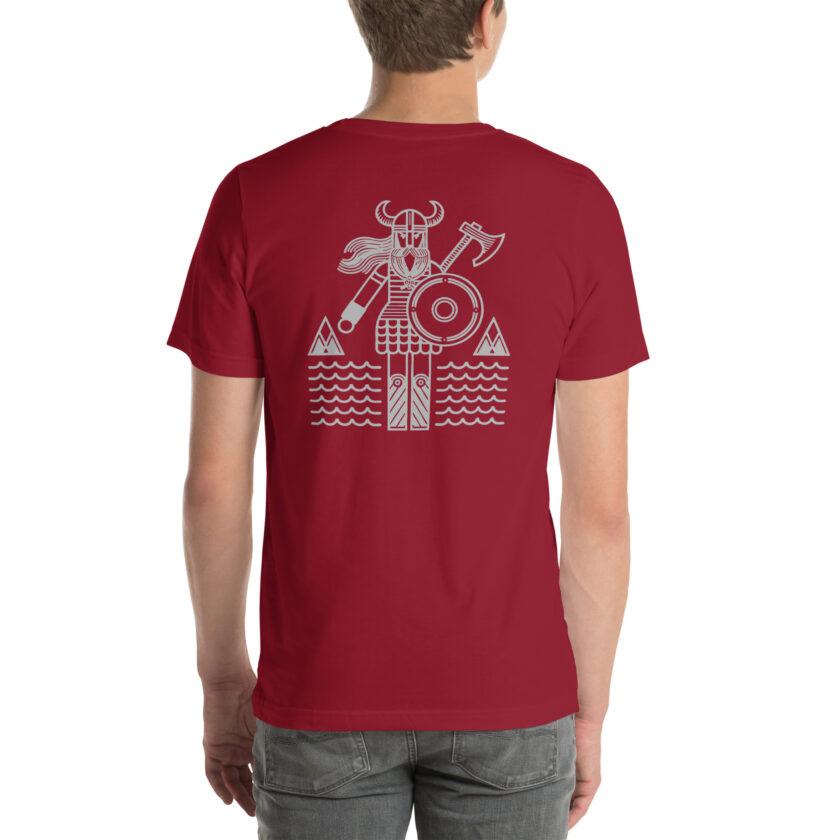 "The Spirit of the North II" - Nordic Viking Line Design - T-Shirt - Image 21