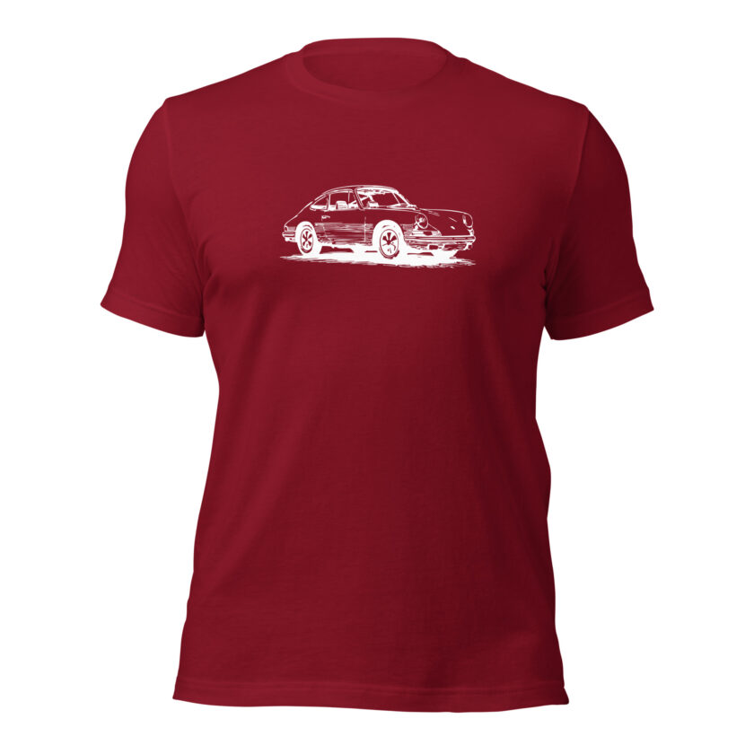 Vintage Velocity Collection - 1966 Porsche 911 - T-Shirt - Image 13