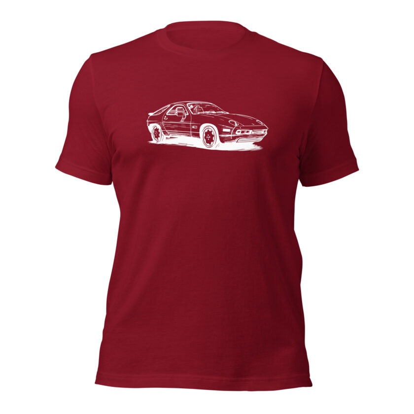 Vintage Velocity Collection – 1989 Porsche 928 – T-Shirt - Image 13