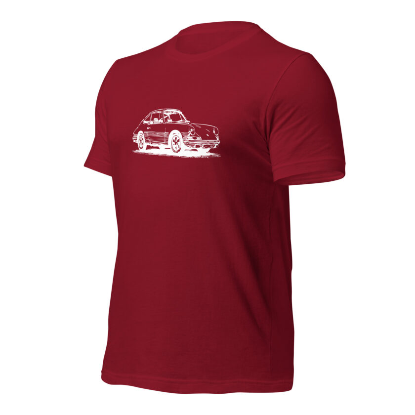 Vintage Velocity Collection - 1966 Porsche 911 - T-Shirt - Image 14