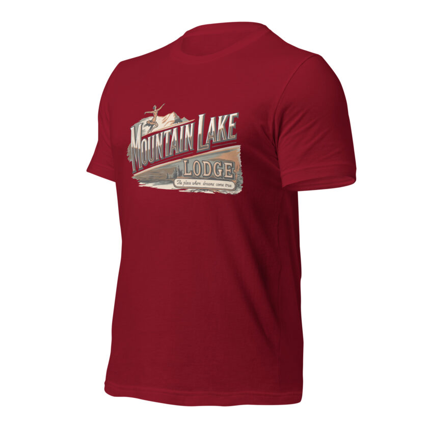 The Mountain Lake Lodge T-Shirt - Image 63