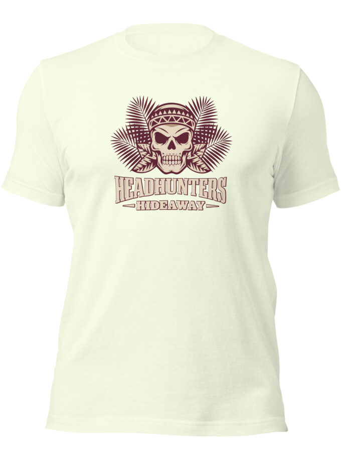 Headhunters Hideaway II – Tiki T-Shirt by Catiki