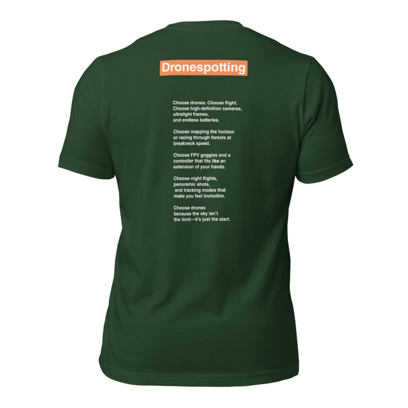 DroneSpotting: Choose the Skies - T-Shirt (Front and Back) - Image 24