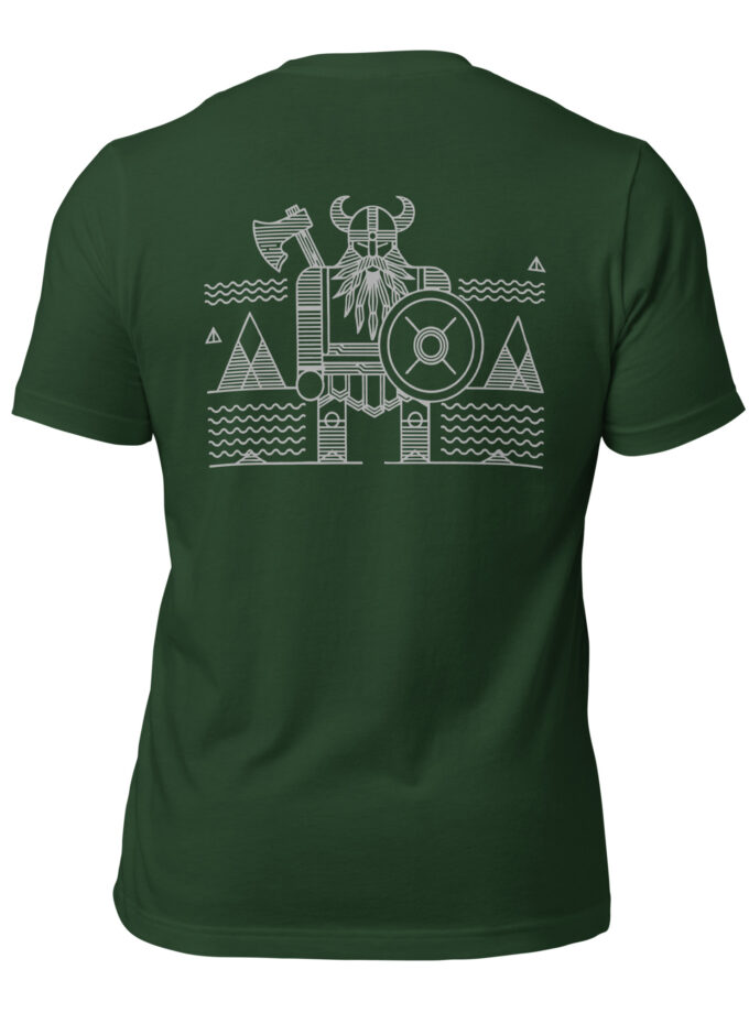"The Spirit of the North" - Nordic Viking Line Design - T-Shirt