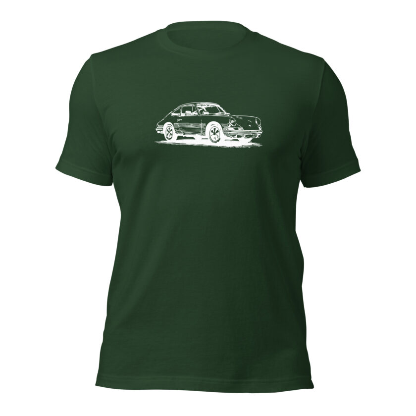 Vintage Velocity Collection - 1966 Porsche 911 - T-Shirt - Image 22