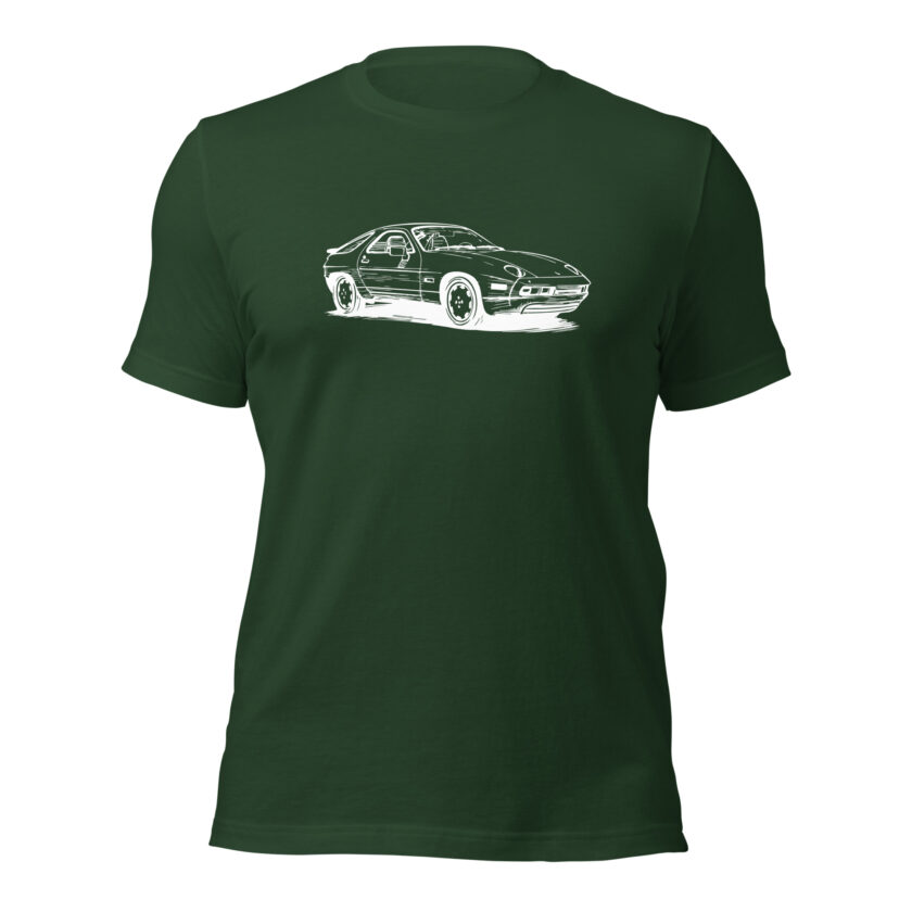 Vintage Velocity Collection – 1989 Porsche 928 – T-Shirt - Image 22