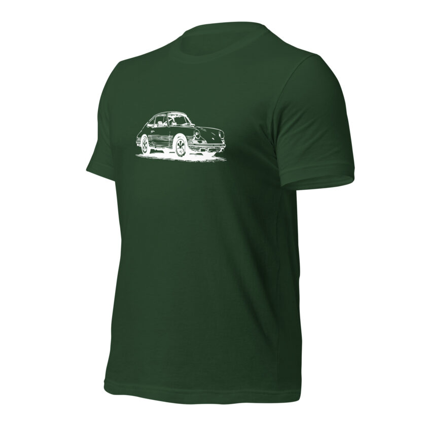 Vintage Velocity Collection - 1966 Porsche 911 - T-Shirt - Image 23