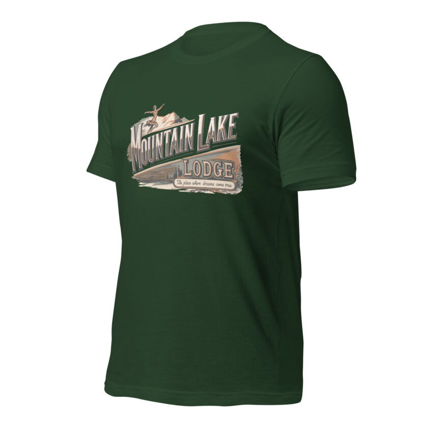 The Mountain Lake Lodge T-Shirt - Image 72