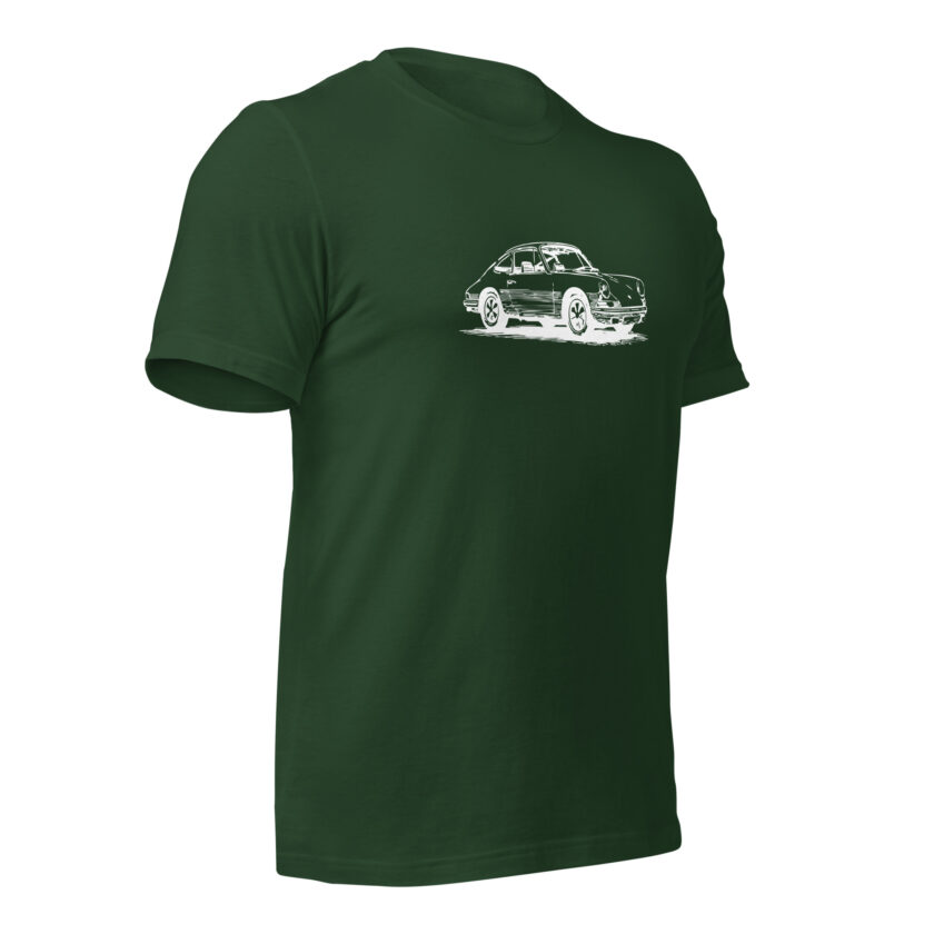 Vintage Velocity Collection - 1966 Porsche 911 - T-Shirt - Image 24
