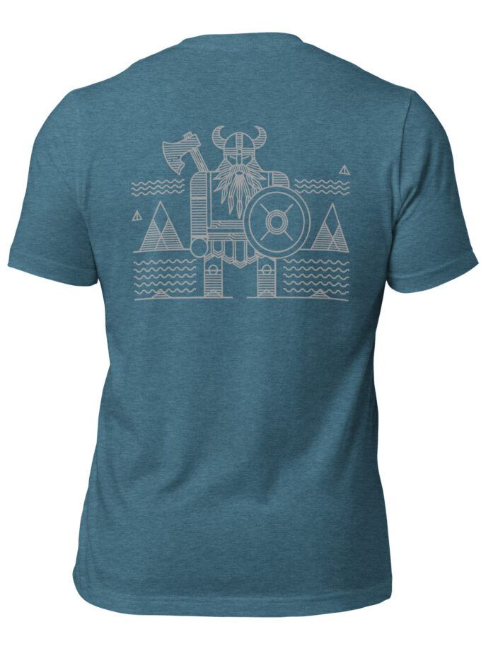 "The Spirit of the North" - Nordic Viking Line Design - T-Shirt
