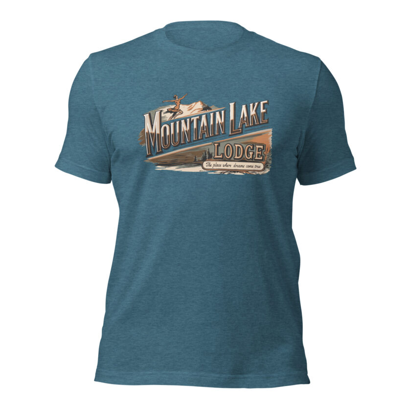 The Mountain Lake Lodge T-Shirt - Image 80