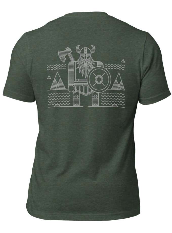 "The Spirit of the North" - Nordic Viking Line Design - T-Shirt