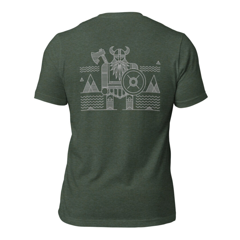 "The Spirit of the North" - Nordic Viking Line Design - T-Shirt - Image 37