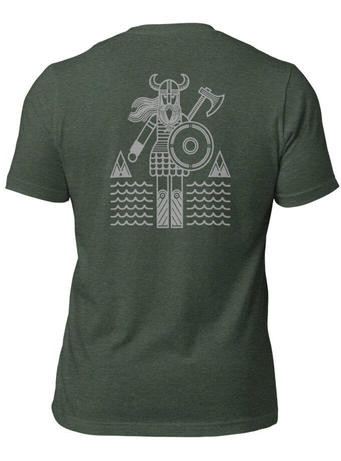 "The Spirit of the North II" - Nordic Viking Line Design - T-Shirt