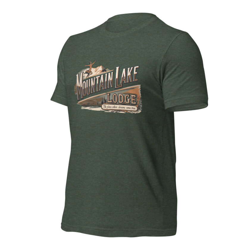 The Mountain Lake Lodge T-Shirt - Image 37